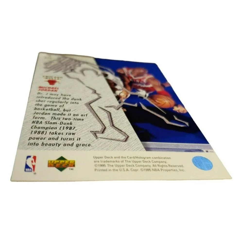 1995-96 Upper Deck MICHAEL JORDAN NBA SLAM & JAMS ACTION Card #352 CHICAGO BULLS